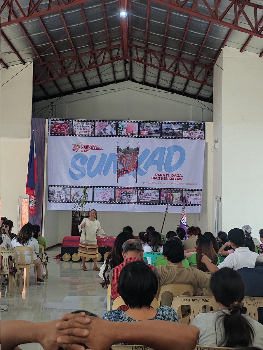SiklabIPyouth's tweet photo. Last April 22, Siklab Philippine Indigenous Youth Network joined the #39thPeoplesCordilleraDay celebration in Itogon, Benguet.
#SUMKAD
#DefendCordilleraPH
#DefendTheNorth https://t.co/R6cec52uzA