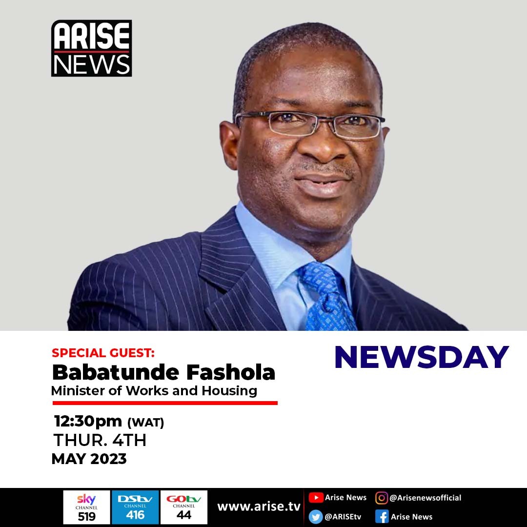 FASHOLA SPEAKS TO ARISE NEWS ON DSTV 416