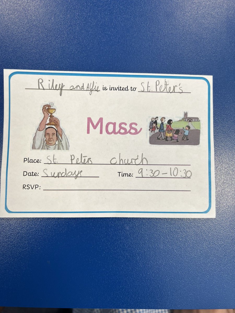 We visited the prayer garden and were #curious about the world God made. Then, we were #active by making invitations to invite someone to come to mass. #StPetersRE