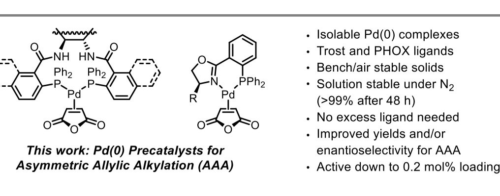 Looking for an operationally simple and reliable procedure for Pd-cat asymmetric allylic alkylation? Check out our new preprint now, a collaboration between @arseniyadis and @LeitchLab. Well done @Tommy82752392 and @Jingjun_H for your massive work! ⬇️ chemrxiv.org/engage/chemrxi…