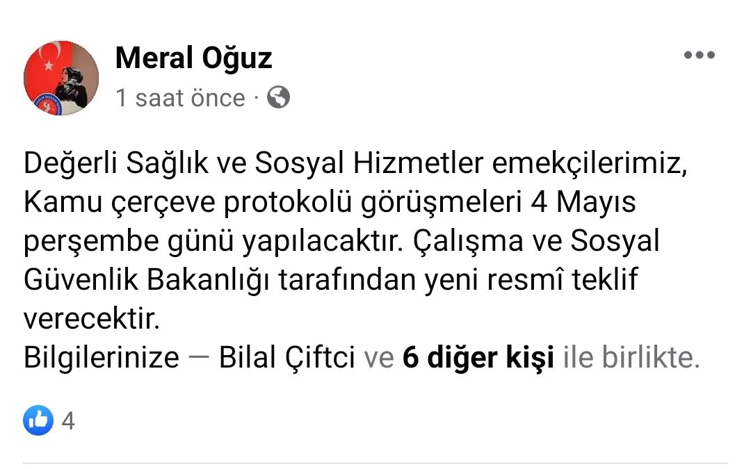 4_isci's tweet photo. Arkadaşlar, resmi hesapların paylaşımı, @t_saglikis_1961 sendikasının bilgilendirme mesajı, şube başkanlarının duyuruları ve Bakan Sayın @vedatbilgn'in TV programındaki açıklamaları neticesinde toplantının bugün olacağına dair tweet atmıştık. 
#KamuİşçisiZamİstiyor
KamuBekliyor https://t.co/byjWMvVXdG