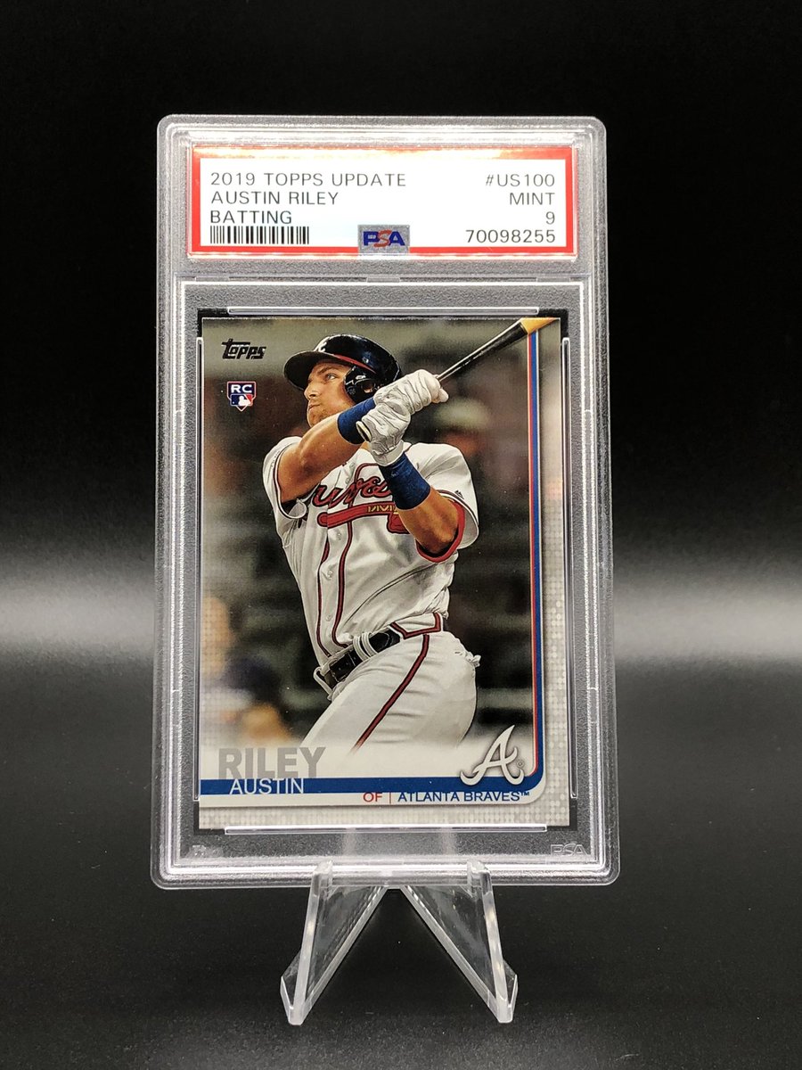 Nick_RAJ13's tweet photo. ‼️ Giveaway! ‼️ 

Austin Riley 2019 Topps Update PSA 9 RC 💥 

Rules:
1. Must be following.
2. Must RT and like this post.

Drawing by randomizer tomorrow night sometime on Friday May 5th.

Good luck and go #braves https://t.co/aTBqTmzftc