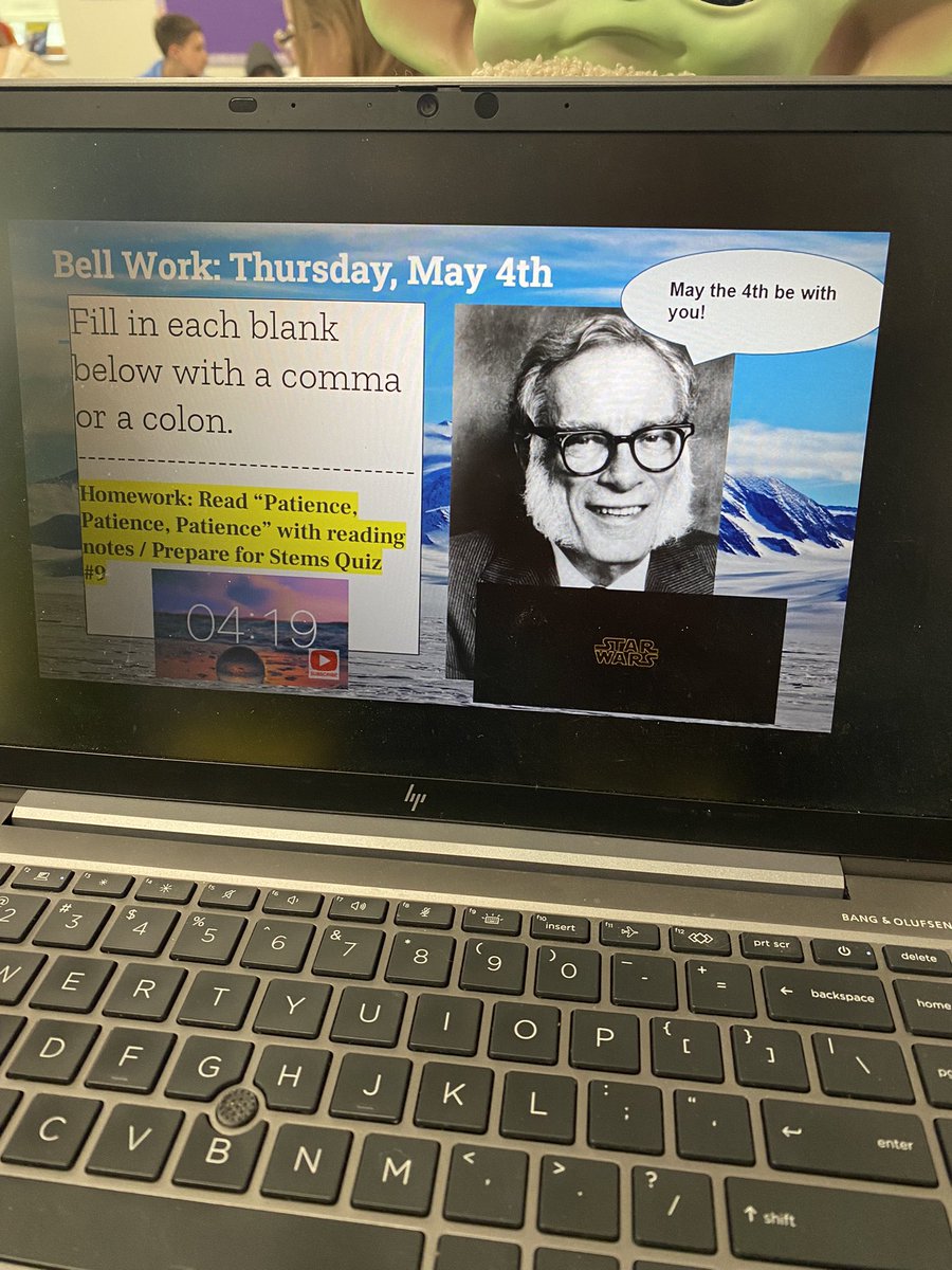 PrincipalNJones's tweet photo. I love when I get to sub for staff. Thanks Mrs. Miller for such great sub plans and making my morning go smoothly!! https://t.co/7IGT35B1je