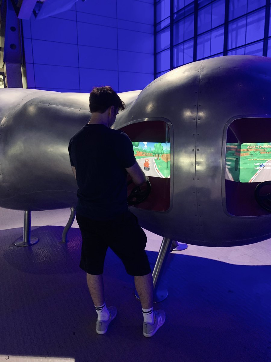 When a simracer gets taken to the science museum 🤓