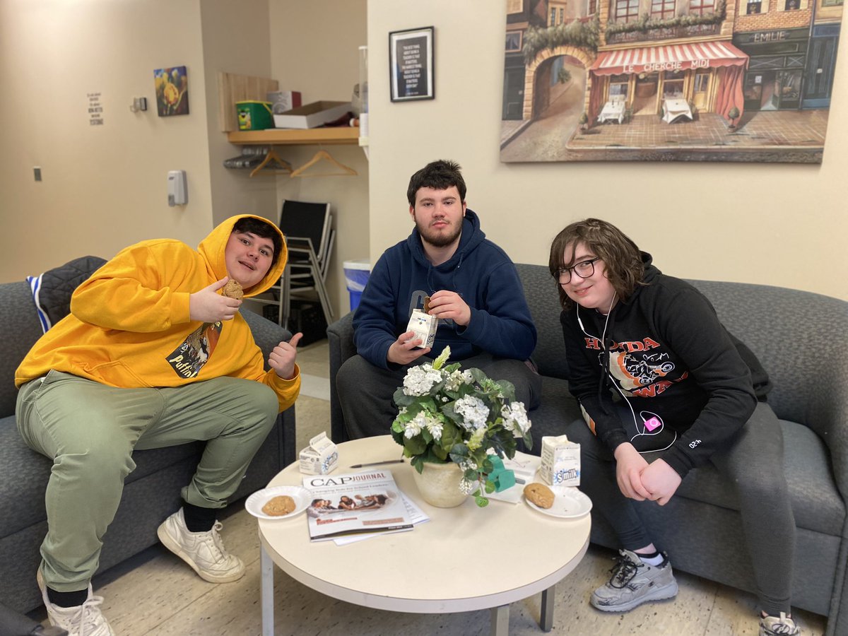 Can’t think of a better way to kick off a Thursday morning than with some freshly baked chocolate chip cookies! These students did a great job, hats off to them. <a href="/NLESDCA/">NLESD</a>