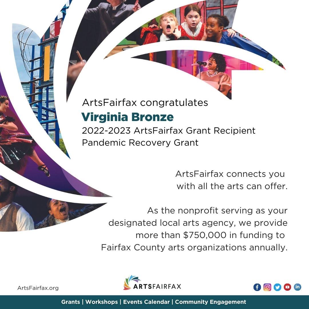 VirginiaBronze's tweet photo. We are excited to announce that Virginia Bronze received a grant from @artsfairfax ! We cannot wait to bring handbells to even more of Northern VA. Thank you to ArtsFairfax for your support. #artsfairfax https://t.co/gGYxK1y6rM