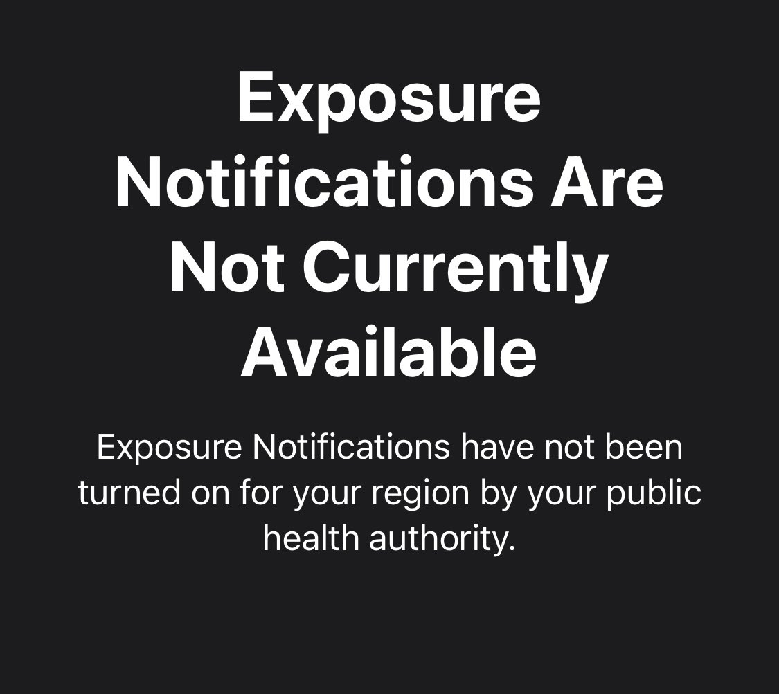 riverscrounger's tweet photo. uuh so they just stopped the cøvid exposure notifications in nj? probably wider spread too? great notification to wake up to 🙄 https://t.co/c1FRQKI13x