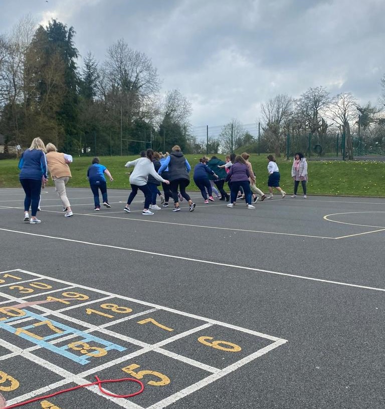 playboard_'s tweet photo. 📸Action shot of a fun play training session at St Mary's Primary School, Newtownbutler!
School staff participated in #PositivePlayGrounds training delivered by Shauneen and Becca, with the aim of improving outdoor play experiences for pupils. https://t.co/vSGOyyBLpk