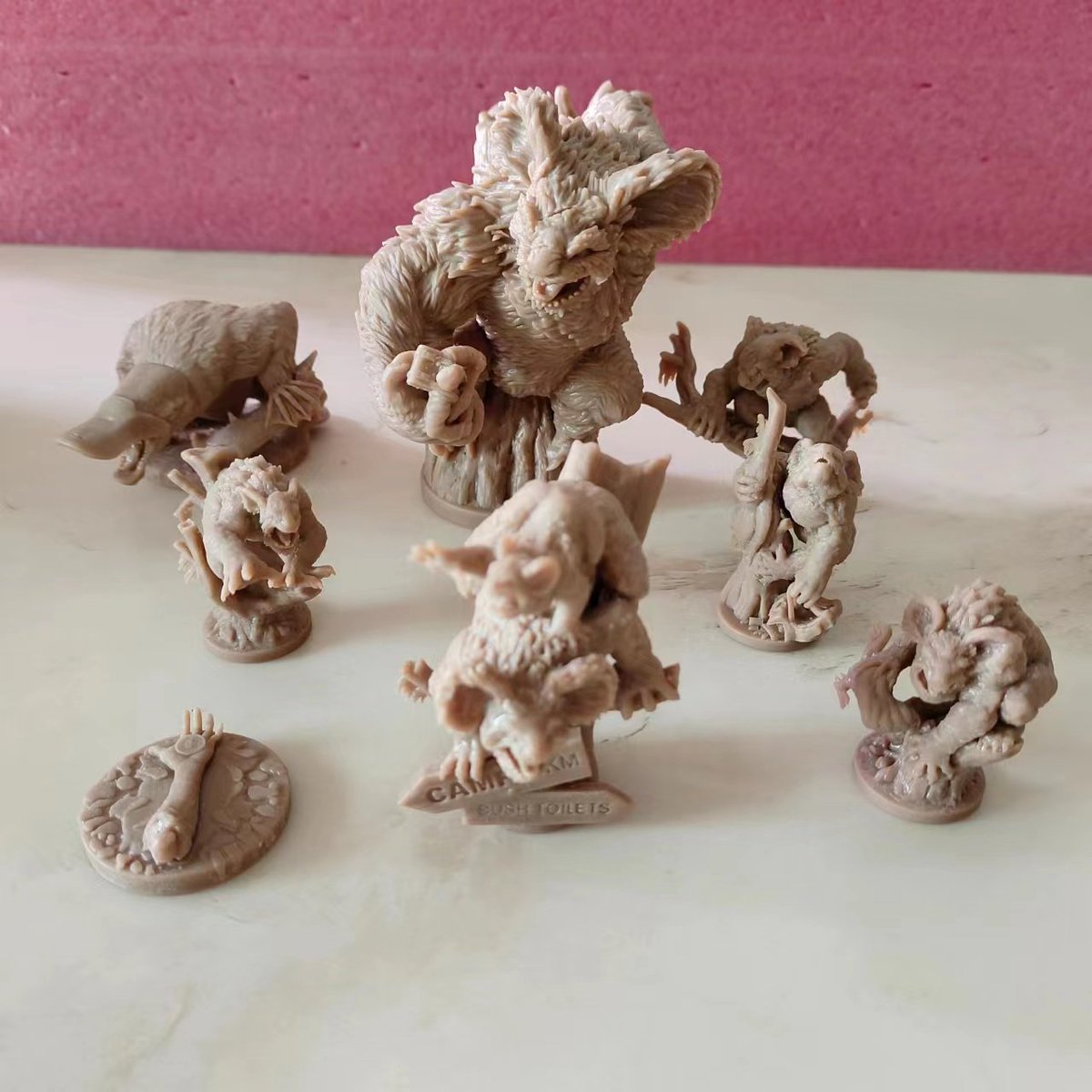PlatypusInd's tweet photo. Production samples of the miniatures from Drop Bears are on their way down under. They look amazing and I cannot wait to show them off!
#boardgames #miniatures #tabletopgaming #dropbears https://t.co/yWW39B1dow