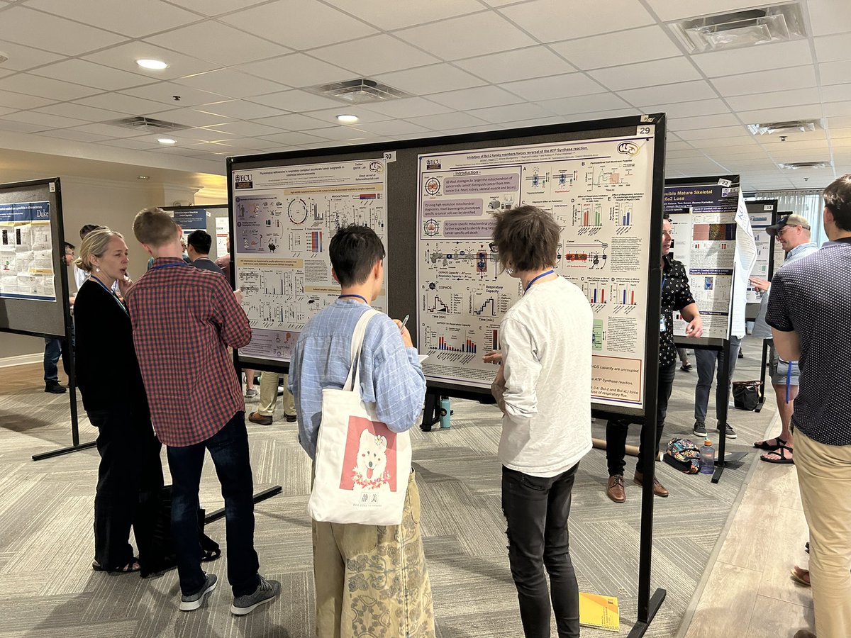 Very proud of my team presenting their killer #CancerMetabolism results at #METPHYS2023. Shoutout to @Mcmontgomery11 for bringing home the poster prize 🏆