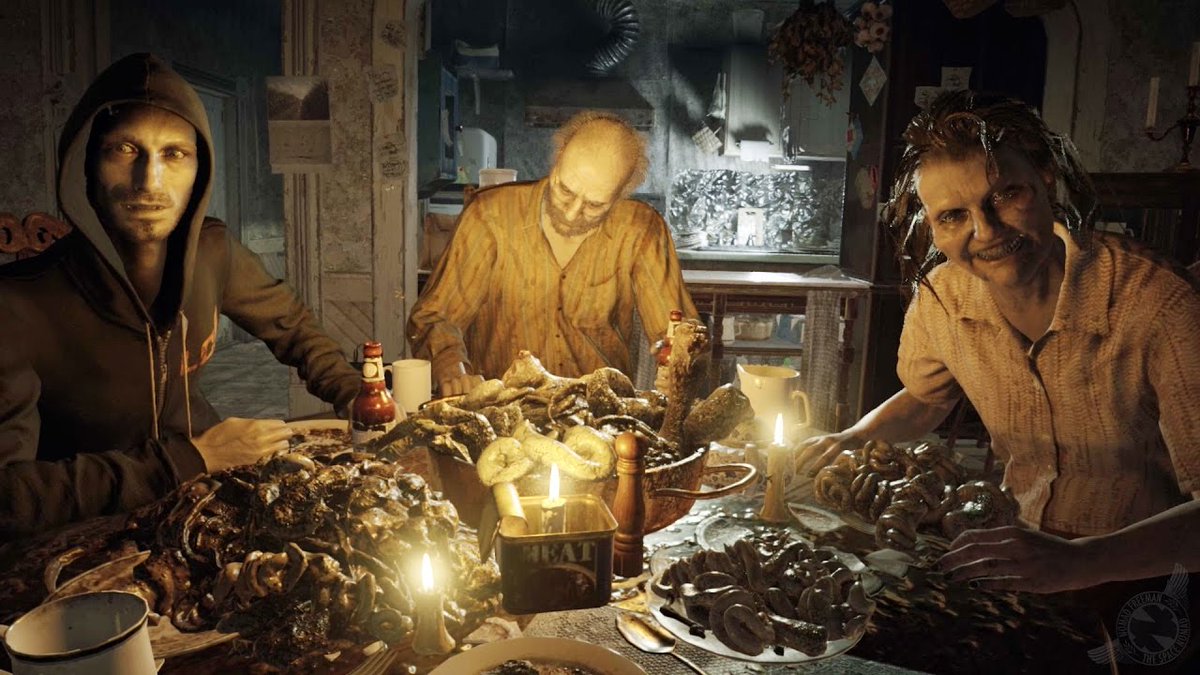 MG_FOOL's tweet photo. Baker Family - RE7 https://t.co/etdCOtX6ND