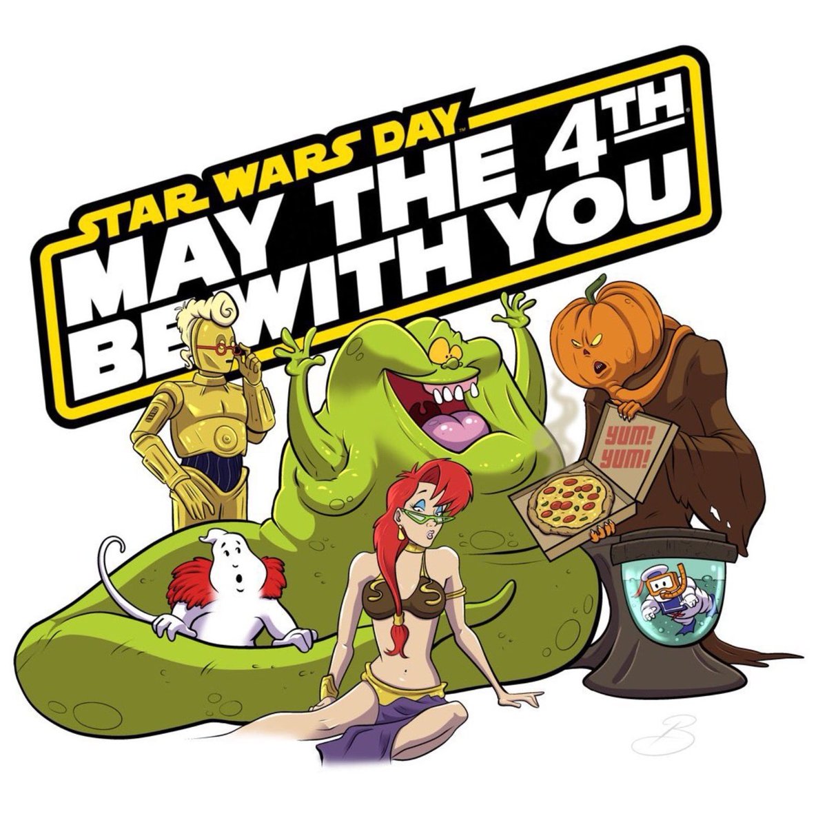 GhostbustersLGY's tweet photo. #MayThe4thBeWithYou! https://t.co/fxXzYbeqw2