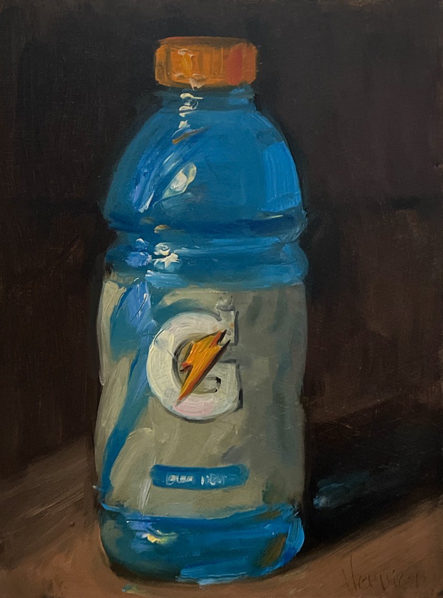 My oil painting of Gatorade