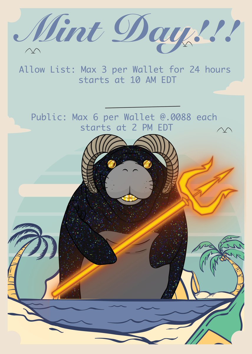 maNFTees's tweet photo. GM! Mint Link added to linktree! Allow list opens at 10 AM EDT! More info in Discord Mint Bounties such as @Cryptoon_Goonz @DentedFeelsNFT @kreepyclub @killabearsnft - Poker tonight for ETH &amp; @Ledger Link in comments! RT , Like &amp; Tag &amp; share proof for 100 XTRA Chips for Poker! https://t.co/sCGkmtvFtv