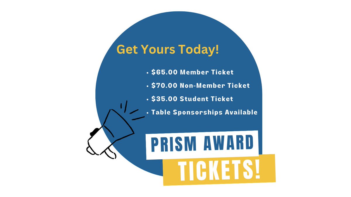 PRSARochester's tweet photo. Get your tickets to the 2023 Rochester PRism Awards now! 🏆

Join us June 14th at Jackrabbit Club to celebrate the best of the best in PR and communications locally. Register now: https://t.co/b8eUGAIuCt https://t.co/yAMNNauStP