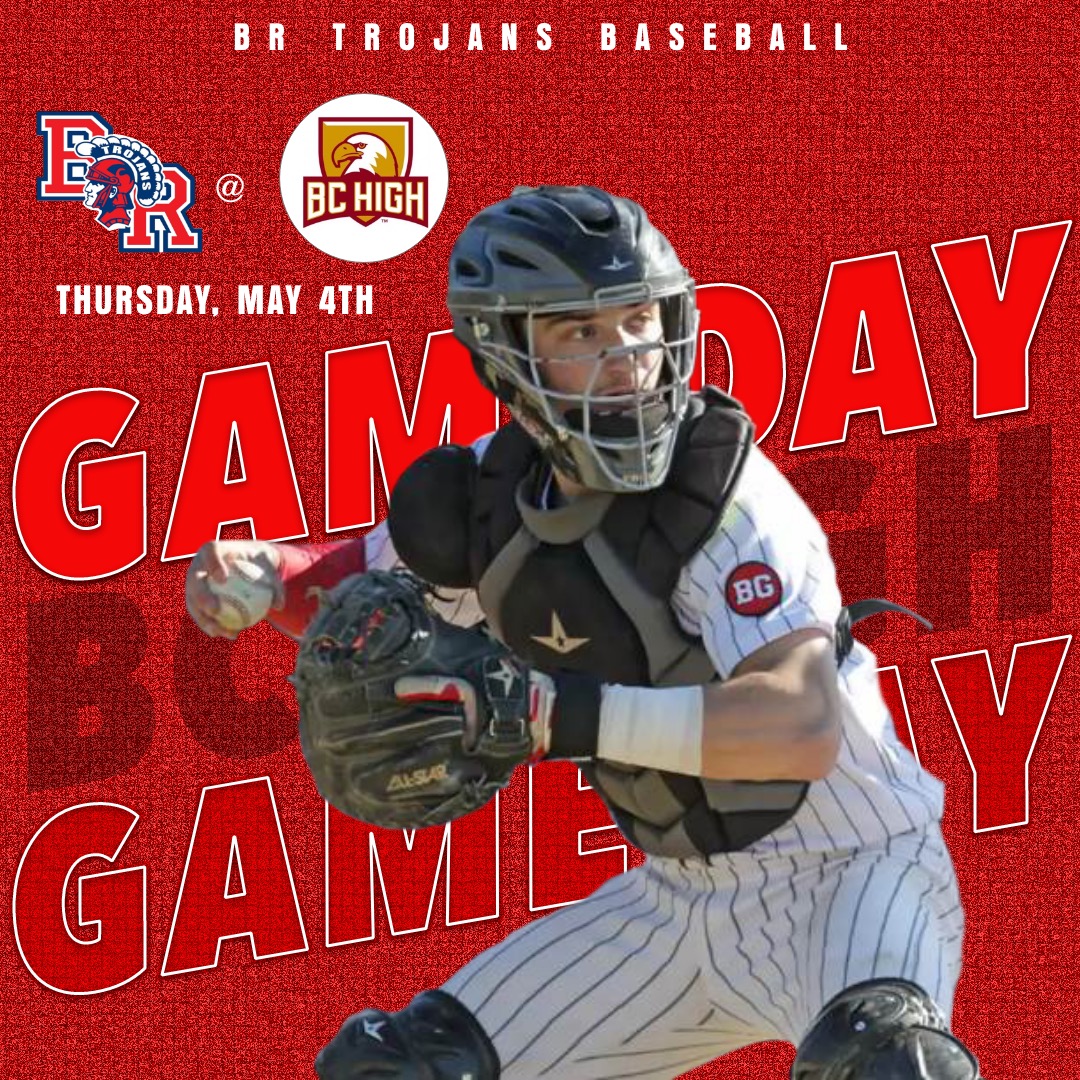 TrojansDiamond's tweet photo. Trojans are traveling today to play BC High at Monan Park tonight at 6:30. Be There! #WeAreBR @BRRHSBaseball @BR_Athletics_MA @FOBRA_MA @TrojanTV26 @BR_RedNation14 https://t.co/EYCXUSohMR
