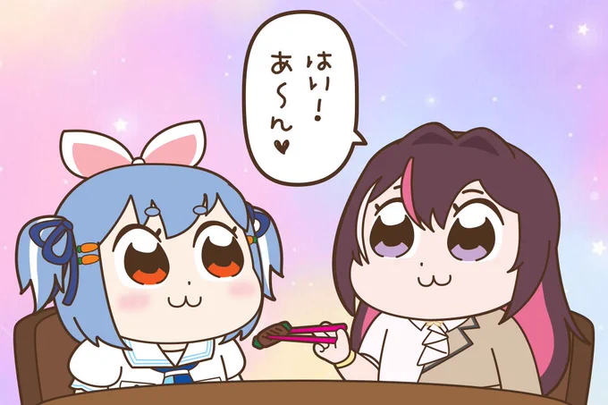 #AZKiART #ぺこらーと #ぺこあずクッキング