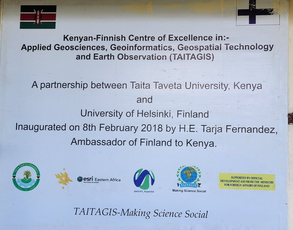 hopadero's tweet photo. The #CLEWs modelling workshop is live from Kenya's ultramodern #GIS Lab at @TaitaTavetauniv @EsriEA https://t.co/yVnJhQPaUA