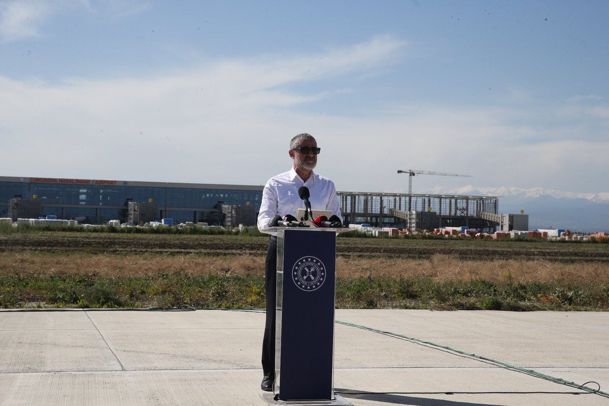 NureddinNebati's tweet photo. Çok yakında resmi açılışını yapacağımız Çukurova Bölgesel Havalimanı’nda ilk test uçuşumuzu gerçekleştirdik. https://t.co/9FsFYgRMAp
