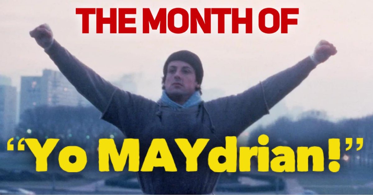 ChefDez's tweet photo. Congrats to all Star Wars fans for having today.
#MayThe4thBeWithYou
But what about us #ROCKY fans???
Welcome to the month of "Yo MAYdrian"!!!
πππ
#sylvesterstallone #stallone #yomaydrian #yoadrian #ChefDez https://t.co/7LcBYPQ0tt