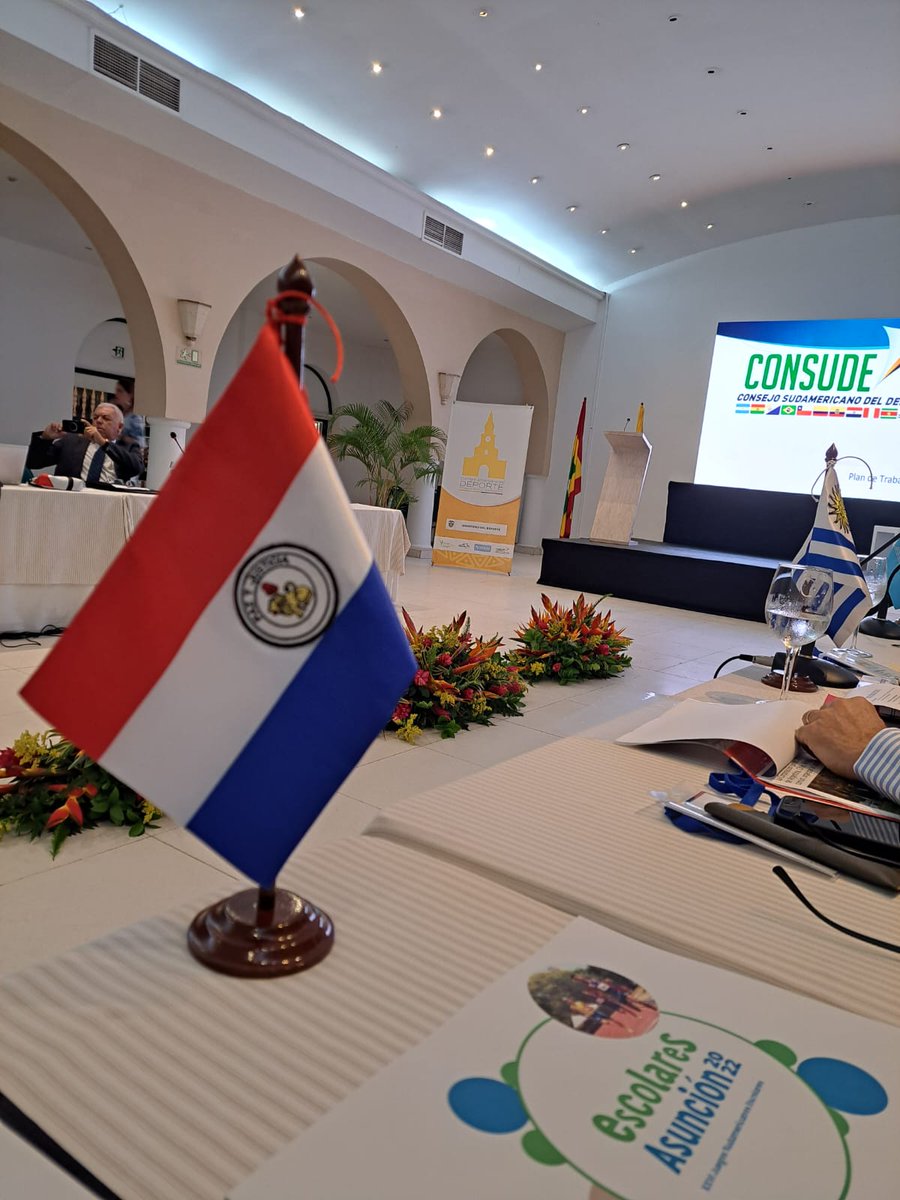 DiegoGaleanoH's tweet photo. #DiplomaciaDeportiva🤝
En el marco de la Cumbre Americana Deporte 2023 #Paraguay🇵🇾 presentará al #CONSUDE el informe de la memoria de los @escolaresASU🥰 que reunió en Asunción en #Dic22 a 12 países y 1360 atletas y equipo técnico, donde se vibró con el deporte juvenil. https://t.co/S1UImm9ZPj