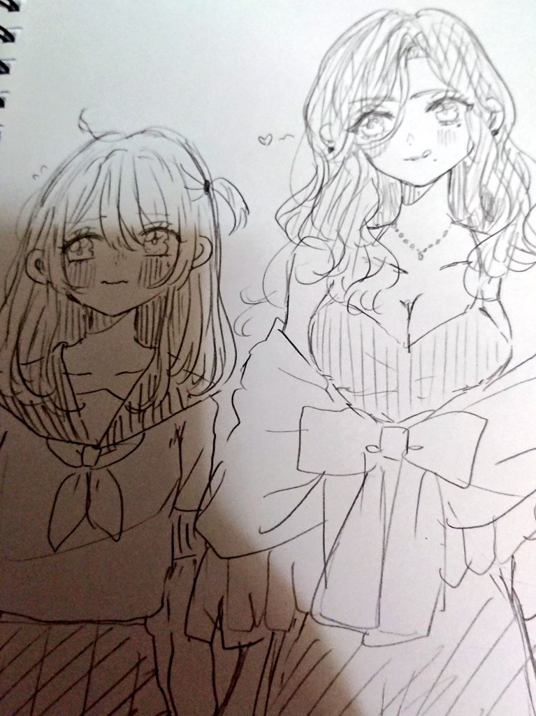 友達のままと私**百合創作