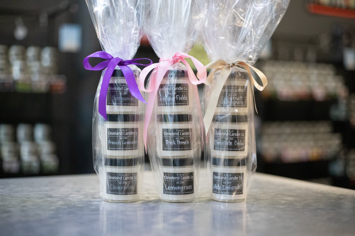 CleCandleCo's tweet photo. Still looking for the perfect Mother’s Day gift? Check out our 3 piece candlesticks! 🕯️

Comes with 3 different 4oz scented candles! Available at all three of our locations while supplies lasts✨ https://t.co/WQGF4eemfk