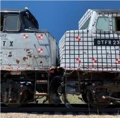 USDOTFRA's tweet image. #TechyThursday: FRA sponsored a collision test using a moving three-car consist and a stationary three-car consist. Read the results here: bit.ly/3oCyxcC