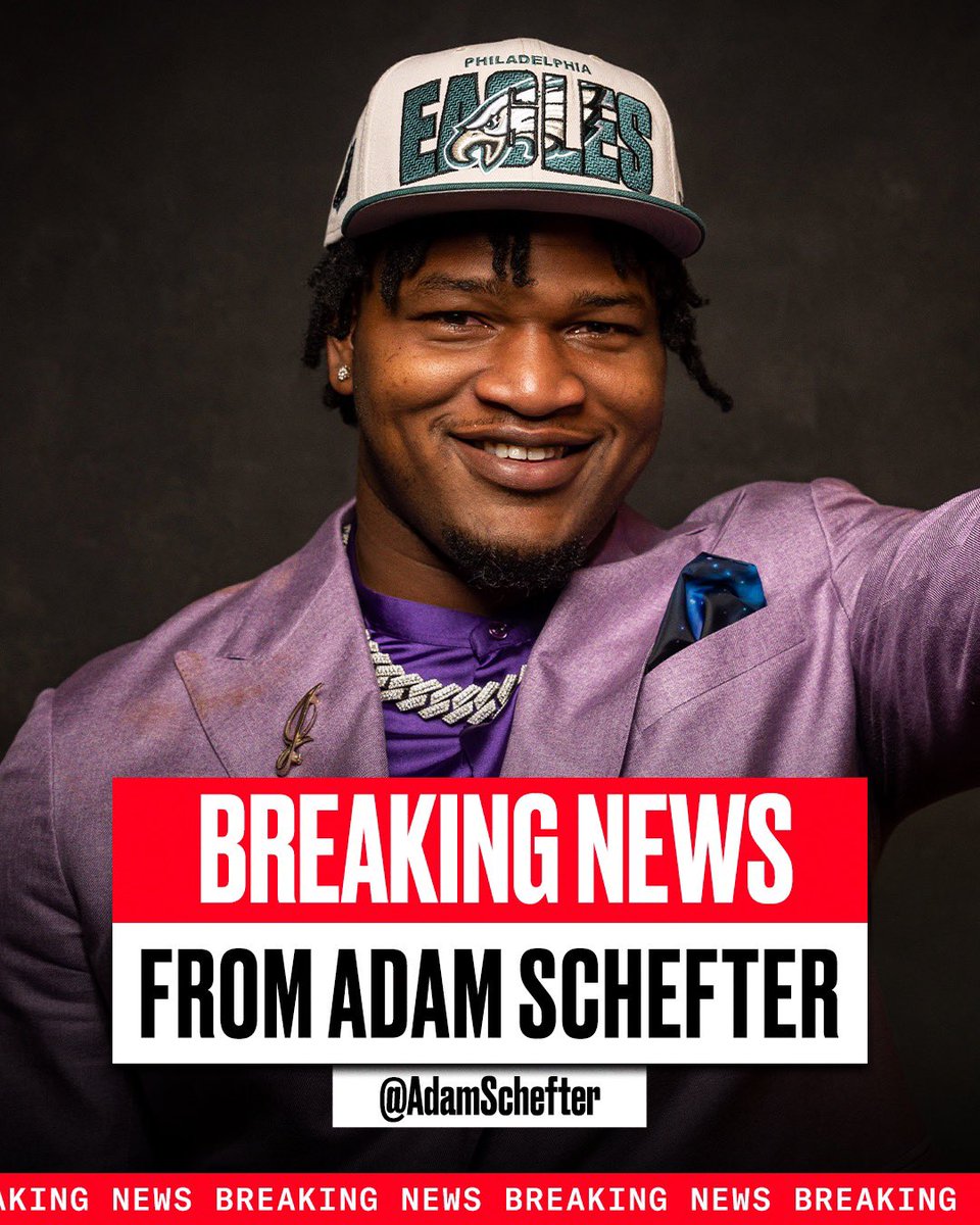 Eagles’ DT Jalen Carter is now the first 2024 1st-round pick to reach agreement, landing a 4-year, fully-guaranteed $21,806,184 deal, per source. Deal negotiated by Drew Rosenhaus, Ryan Matha and Jason Rosenhaus with Eagles officials Howie Roseman, Jake Rosenberg, Bryce Johnston.