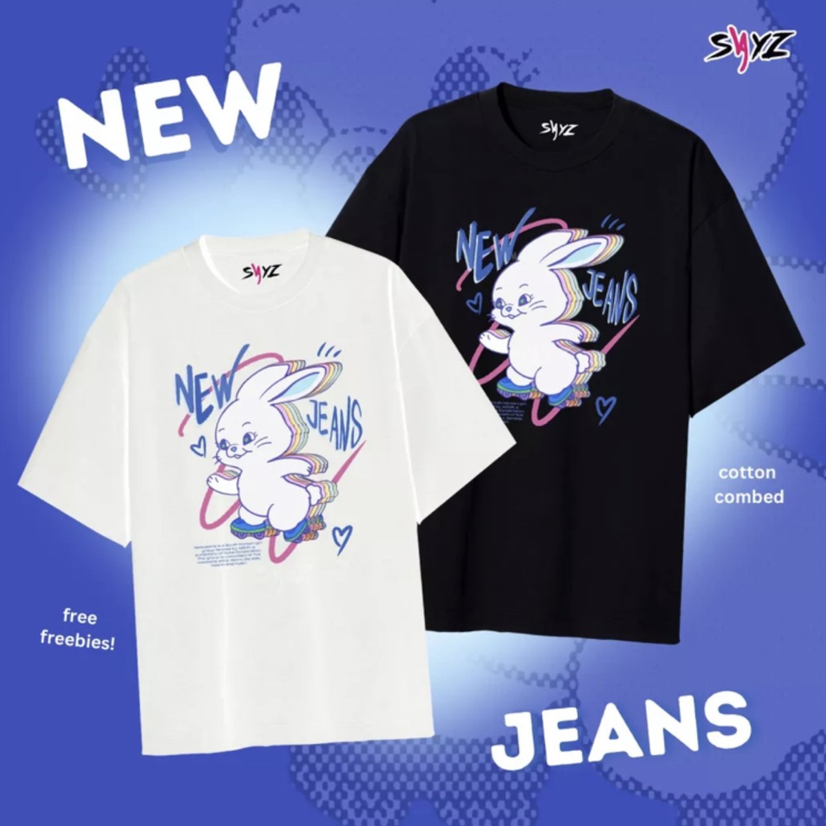 sayzofficial's tweet photo. ₊  ֹ ୨୧’ Bunny New Jeans series by https://t.co/HV80JmeXYj 
╰ T-shirt black/white : IDR 89.000
╰ T-shirtpink/purple : IDR 99.000
╰ Crewneck (black) : IDR 154.000

୭ based sidoarjo, ina - ship ww!

more details check our catalogue <3
₊ ORDER NOW! ➞ https://t.co/EYRoEZbsir https://t.co/wz9mPJT8QR