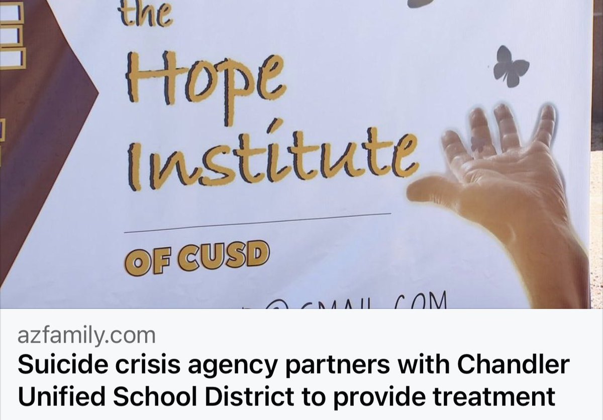 PUMASmatter's tweet photo. Grateful CUSD has worked diligently to find a solution to help our students who are struggling with thoughts of suicide. The Hope Institute of CUSD uses two specific therapeutic interventions that target and treat thoughts of suicide in approx 5.2 weeks. 

https://t.co/ZrWrqT8YwC https://t.co/MuXTydCEI3