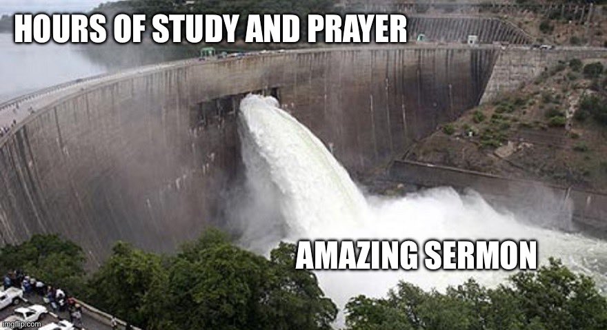 MikeWingerii's tweet photo. Pastors need to spend a lot of time in study and prayer so that they can teach valuable and needful things. 

Some think they are good at extemporaneous preaching and learn to rely less and less on study and prayer. It may be that they are just good at stirring up crowds toward immediate sensations, but such behavior doesn’t, by itself, accomplish discipleship or the teaching of Scripture. 

Charles Spurgeon said that a person could be good at extemporaneous preaching if he was generally steeped in study. If he was studying the Bible all the time then he would have a reservoir to pull from more easily when called to share spontaneously. But Spurgeon warned against confusing this with just being good at speaking without prep. He said that if you relied on such a supposed ability, to the neglect of study and prayer, your preaching would become worse and worse over time.