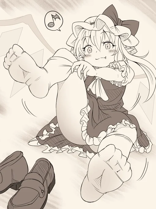 1人でお着替えフランちゃん🦇
