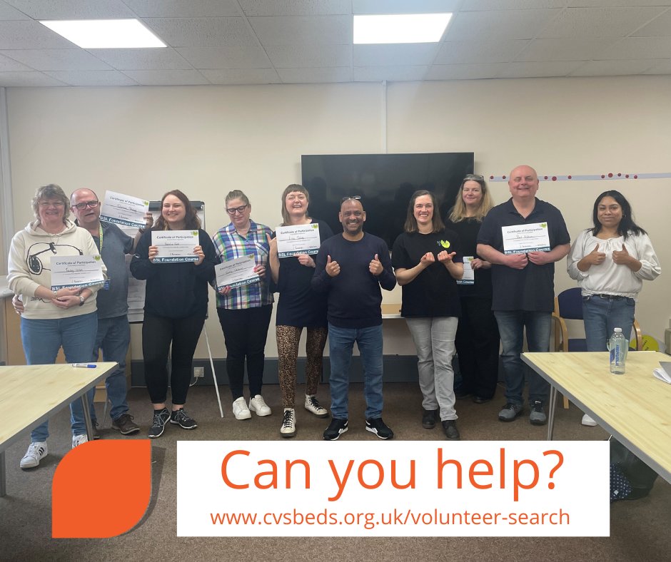 To mark the end of #DeafAwarenessWeek we thought we'd share one of the volunteering opportunities available at <a href="/AccessBedford/">Access Bedford</a>! 

They're currently looking for a trustee support their mission to improve access in the D/deaf and Hard of Hearing Community.

bit.ly/VOL3364