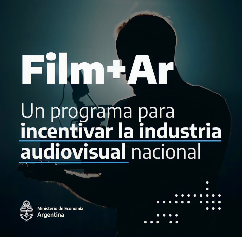 tvcapit's tweet image. FilmAr🎥 es una iniciativa para financiar proyectos nacionales de producción de contenido audiovisual, potenciando a las productoras locales y a todos los sectores complementarios🇦🇷

#capit #filmar #ministerioeconomia