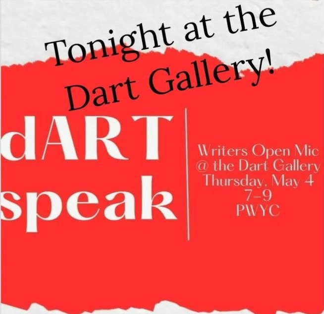 Happening tonight! Writers' open mic - pay what you can.

Sign up to do a 5 min / approx 750 word reading, or just come listen! 

Bar service and pizza/wing orders available.
#writers #readers #DartmouthNS