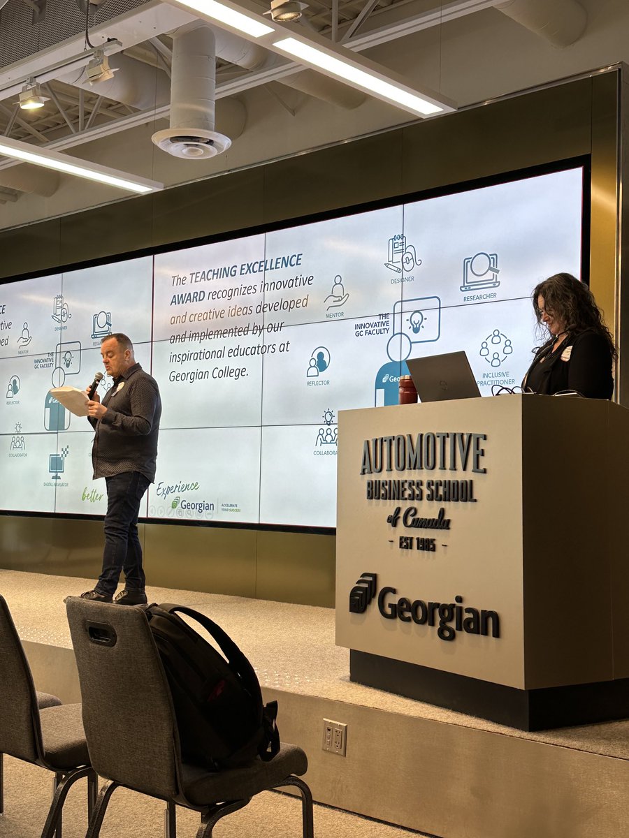 I had the pleasure of attending and congratulating the Teaching Excellence Award winners. Congratulations to all the winners. Each with an inspiring story of how they are creating an unrivaled experience!
#experiencegeorgian 
#ProudGeorgianPrez