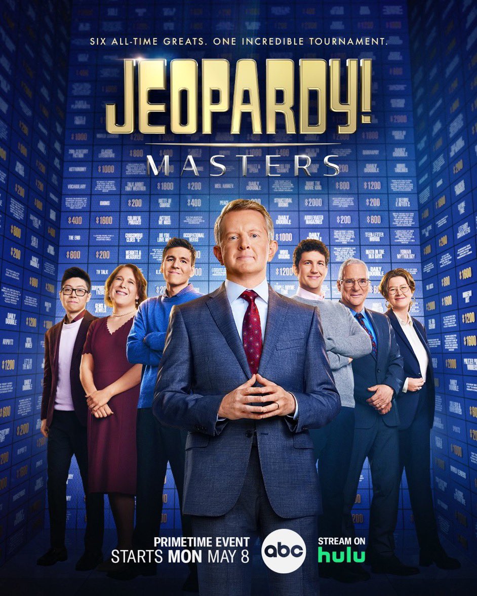 James_Holzhauer's tweet photo. Jeopardy: “Masters is our Super Bowl”
Also Jeopardy: “Make sure all our ads place the referee front and center” https://t.co/3mRRyH2e4p