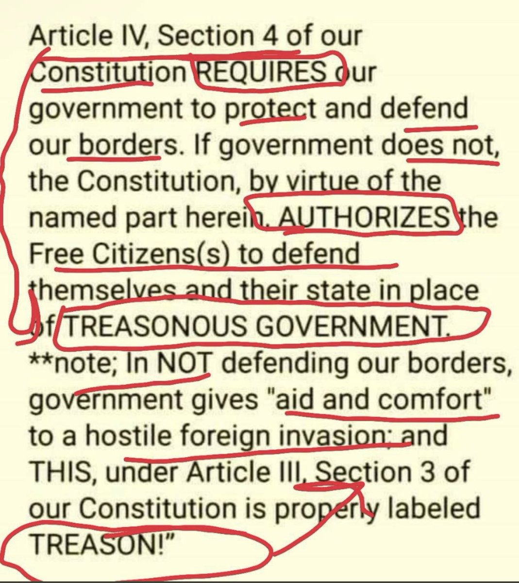 Oh, this is an invasion alright. It’s also TREASON. Our Constitution states this VERY clearly. @POTUS you need removed from the “office” you were installed in. I’m beyond wanting you impeached, you aren’t legitimate so how would that work anyway? You need a Military tribunal, and…