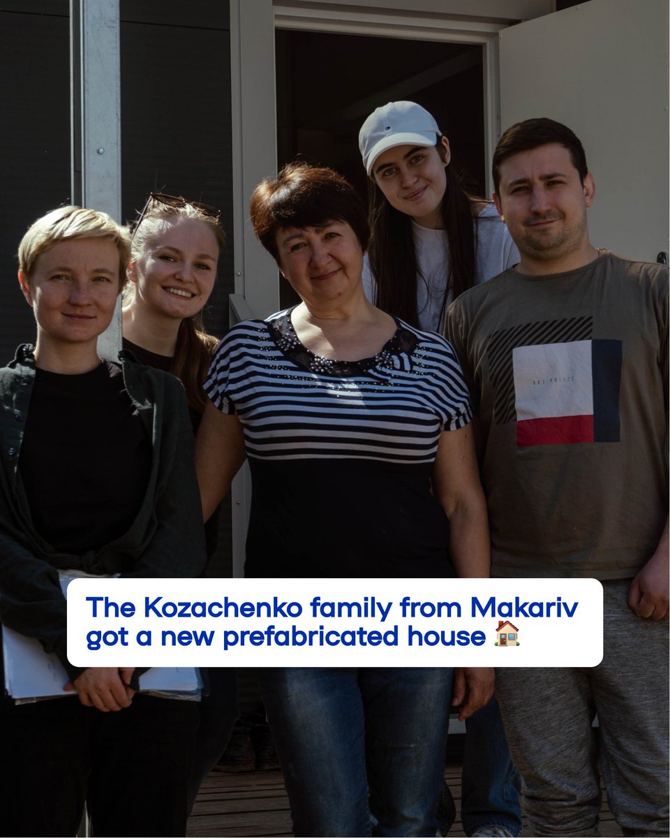 Oksana Kozachenko's big family moved into a new modular house 💔
Buyers of the JYSK Ukraine company joined the fundraising and collected funds for half of the house for the Kozachenko family. Thank you to everyone who joined the good thing, you are amazing 🙌