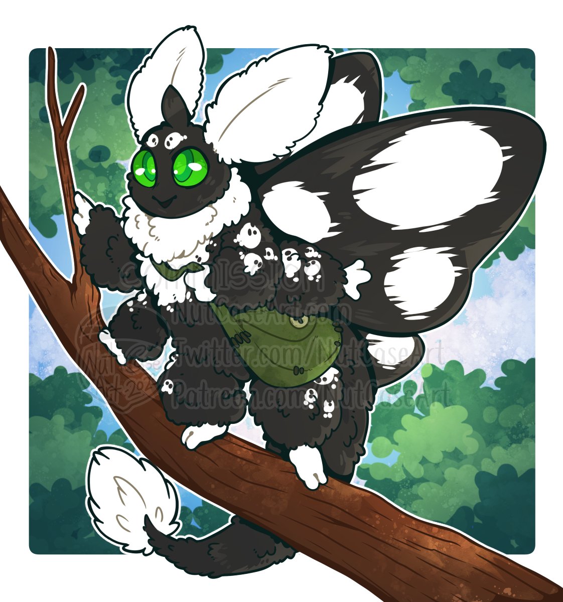 「Commission for    Moth Adventure!   If y」|Nut Caseのイラスト