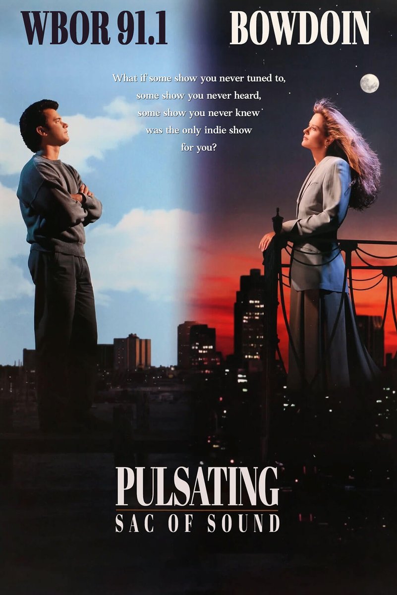 PulsatingSac's tweet photo. This week’s Pulsating Sac is for those who are sleepless in Brunswick. Listen to 2 hours of brand new indie music to wake up your body and soul, Annie & Sam. #wbor911fm #bowdoincollege #indiemusic #indieradio #collegeradio #sleeplessinseattle 

Download: https://t.co/lf88f5FW0k 
Spotify: https://t.co/7dyapr58L7
Live stream: https://t.co/ujt6rGXunF