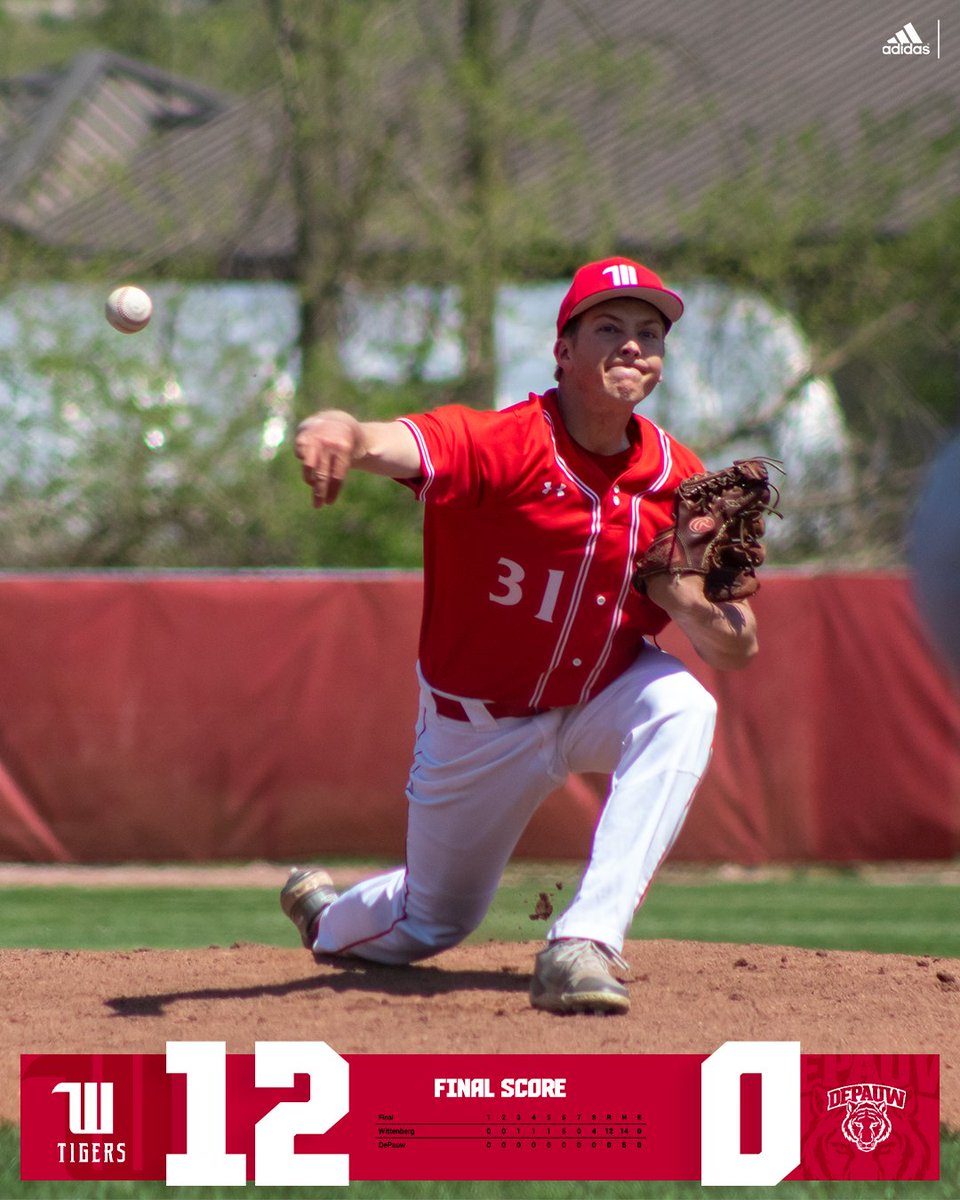 WittAthletics's tweet photo. Baseball picked up two wins against DePauw in their double header! The Tigers will round out the regular season this weekend at home. #TigerUp https://t.co/Dp8IBu5etV