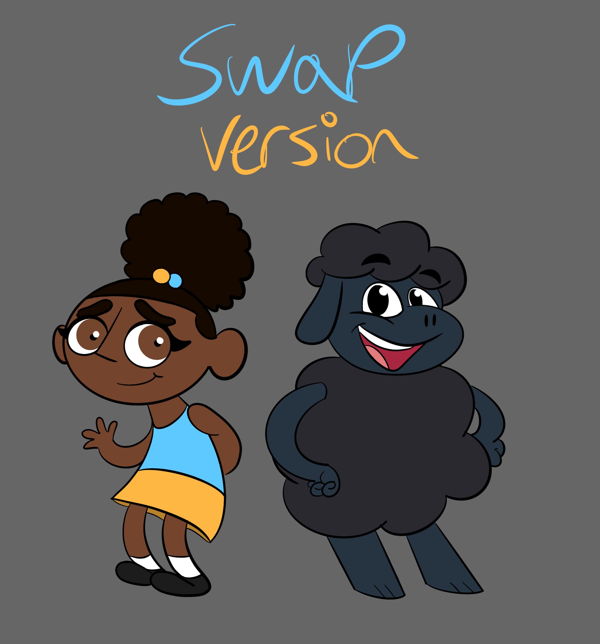 BlackGeekyGirl (DM FOR COMMISSION) on X: Swap AU of Amanda The Adventurer  (A swap version of this game CAN work, just…WHY WHITEWASH AMANDA AND  WOOLY??)  / X