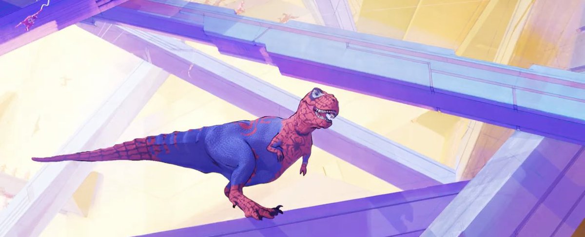 RT @hollywoodhandle: First look at Spider-Rex in ‘SPIDER-MAN: ACROSS THE SPIDER-VERSE’. https://t.co/wPxuUKtw48