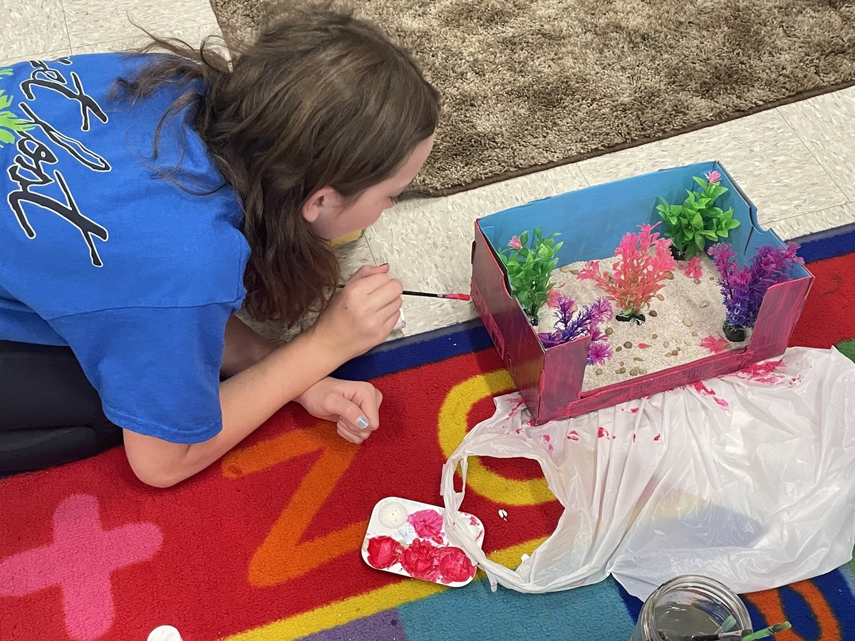ms_luco's tweet photo. Take a look at our project about ecosystems! We are using recycled materials to explain the characteristics and impact humans have on ecosystems around the world 🌎 4.RI.4.8 Spanish Class @Smith_Seabees
#ambassadorteacher #UnitingOurWorld 
@ParticipateLrng 
 #UnitedWeTeach https://t.co/s2s39IzT0H