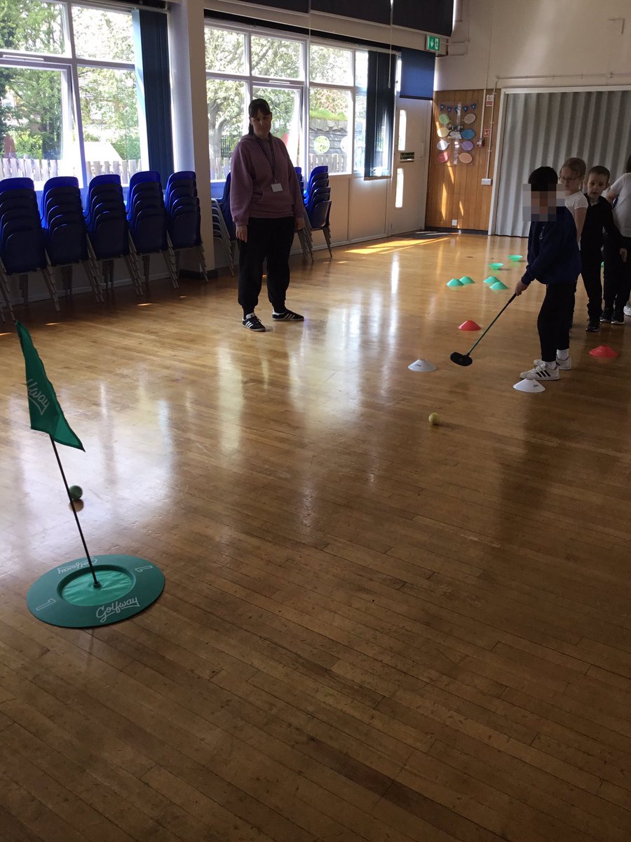 LeysFarm's tweet photo. Marking the 70th anniversary of the Golf Foundation, we are proud to have started the Golf Foundation’s Primary School programme. Year 3 enjoyed their first ever golf lesson today, starting with practising the very basics. @golffoundation @GolfwayOfficial #LFJSPE #LFJSYear3 https://t.co/17I9NKiF5c