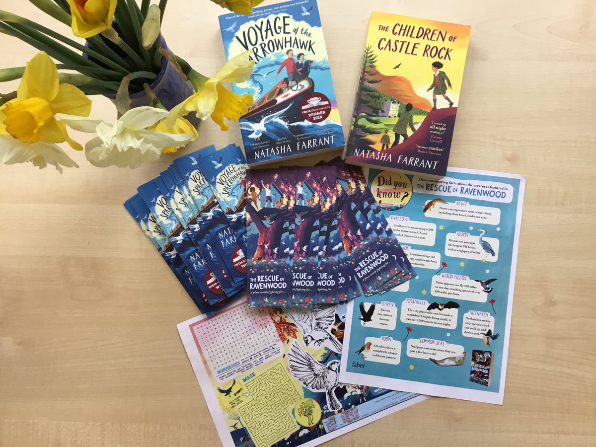 KM school love reading books by Natasha Farrant, her new novel The Rescue of Ravenwood s very popular… like Bea, Noa  and Raffy we  passionate about saving our planet and looking after our precious world. #RescueofRavenwood @FaberChildrens @NatashaFarrant1 @readingagency