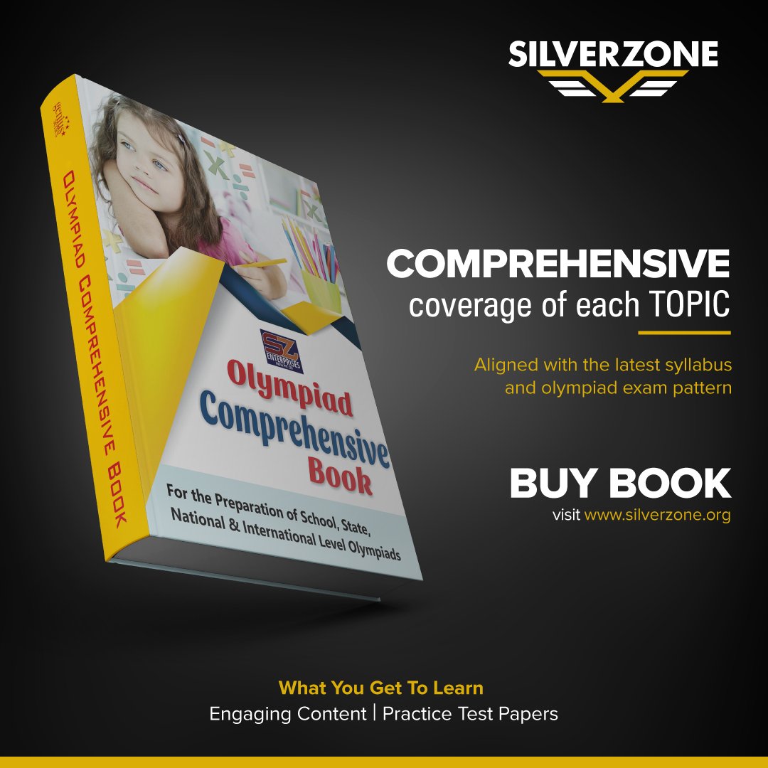 SZOlympiads's tweet image. Get prepared and feel confident with the SilverZone Comprehensive book. It has all the topics, concepts, and practice questions you need.

#silverzone #olympiad #olympiadbooks #olympiadexam #olympiadpreparation #education #learning #study #knowledge #skill #bookrecommendations