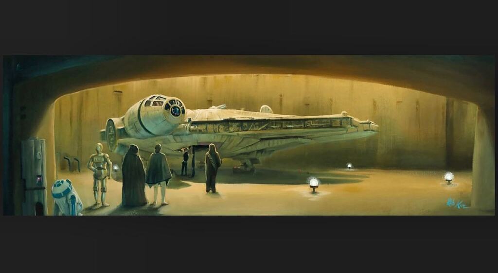RobKazArt's tweet photo. May the 4th be with you. 

Painting: Boarding The Falcon, Rob Kaz

#maythe4thbewithyou #starwars #maythefourthbewithyou https://t.co/32xEcY3EX4 https://t.co/HnF09UcnuE